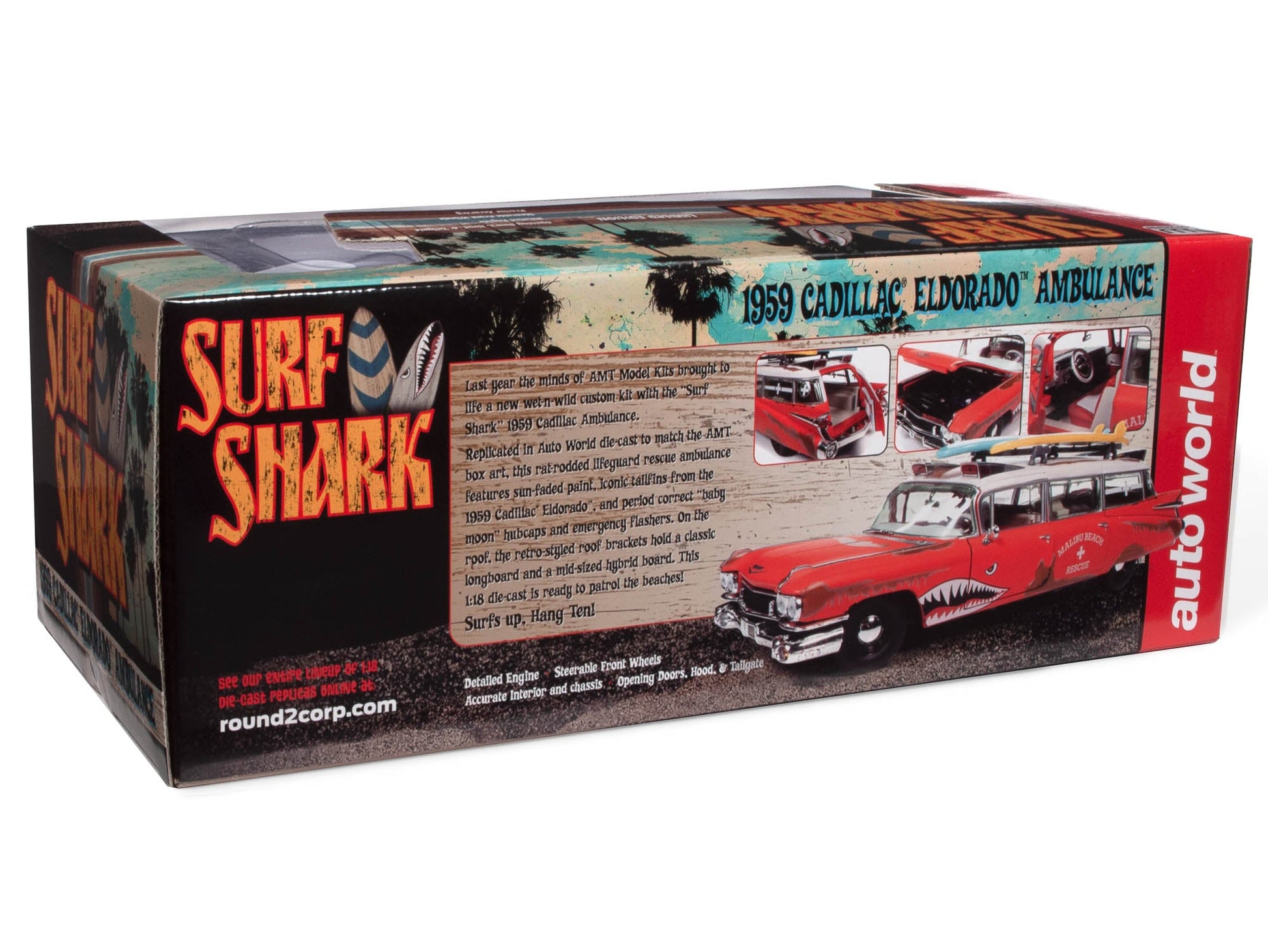 1959 Eldorado Ambulance Surf Shark 1:18 Scale