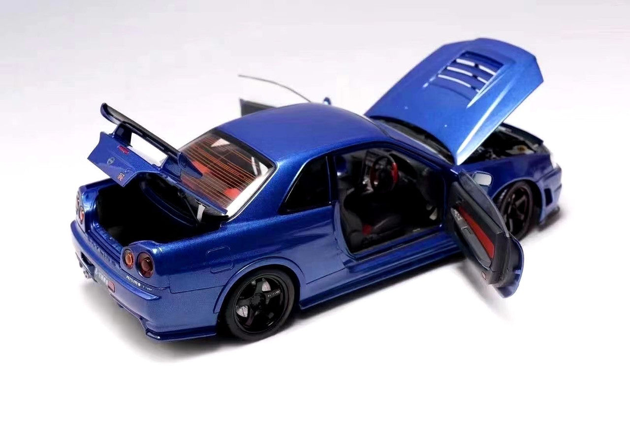 1/18 Motorhelix Nissan (R34) Z-Tune Diecast Car Model Limited