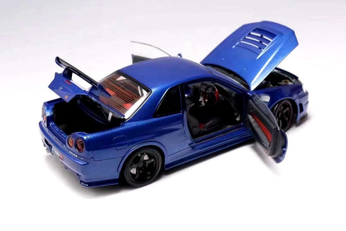 1/18 Motorhelix Nissan (R34) Z-Tune Diecast Car Model Limited