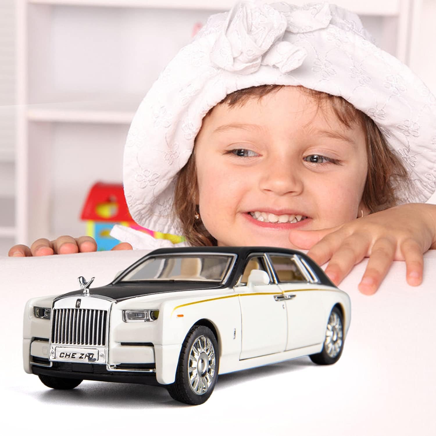 1/18 Rolls-Royce Phantom model car, titanium alloy limited edition
