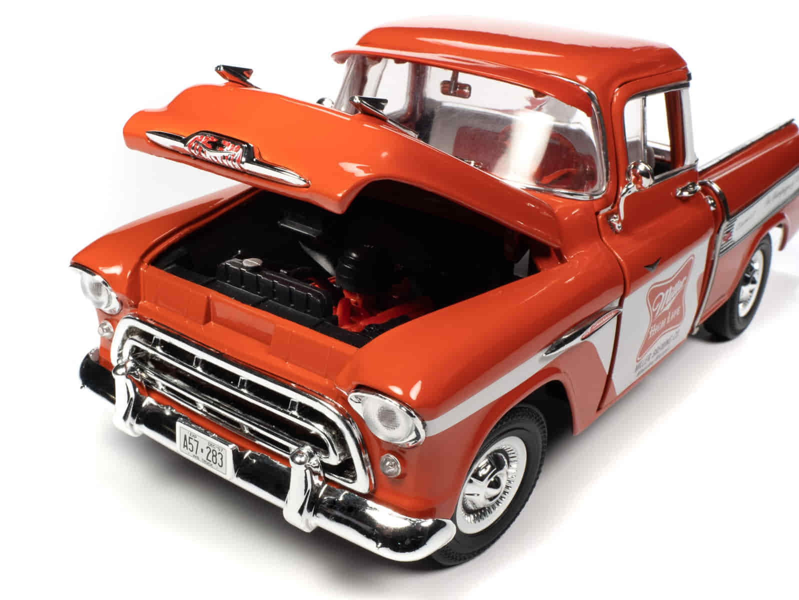 1957 Chevy Cameo Pickup Miller High Life 1:18 Scale