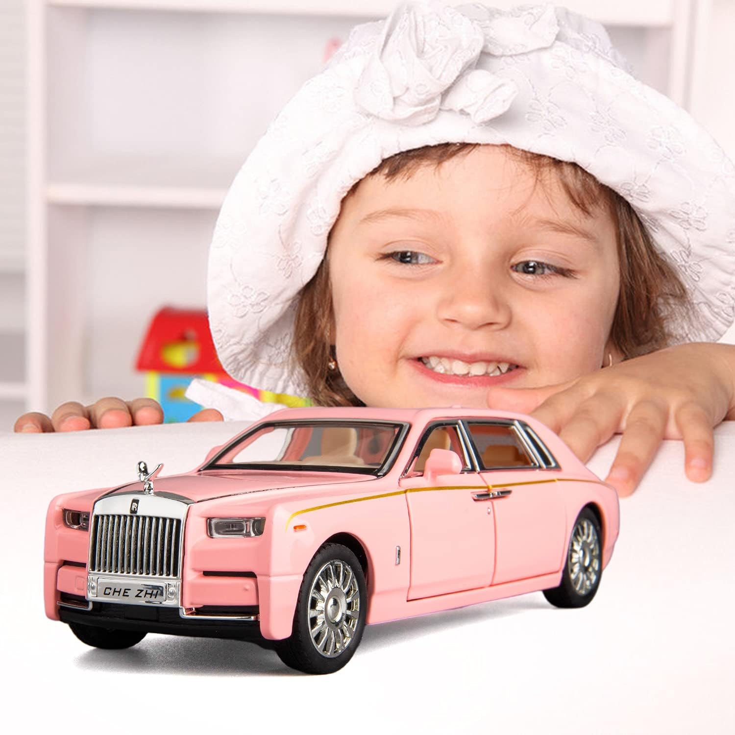 1/18 Rolls-Royce Phantom model car, titanium alloy limited edition