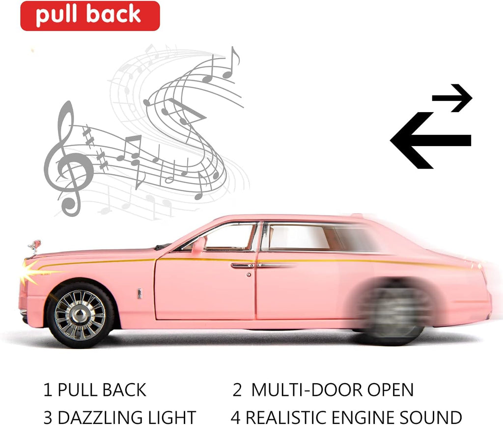 1/18 Rolls-Royce Phantom model car, titanium alloy limited edition