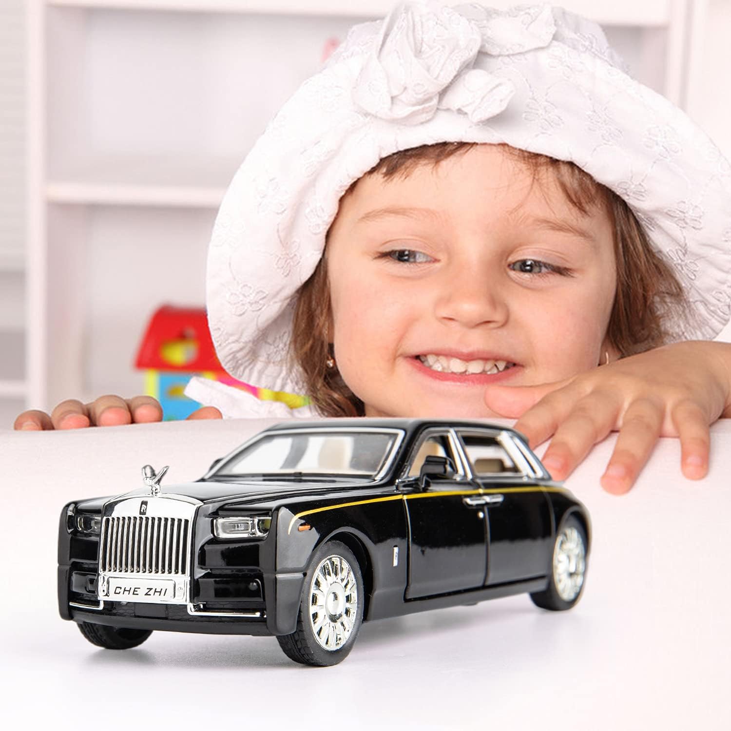 1/18 Rolls-Royce Phantom model car, titanium alloy limited edition