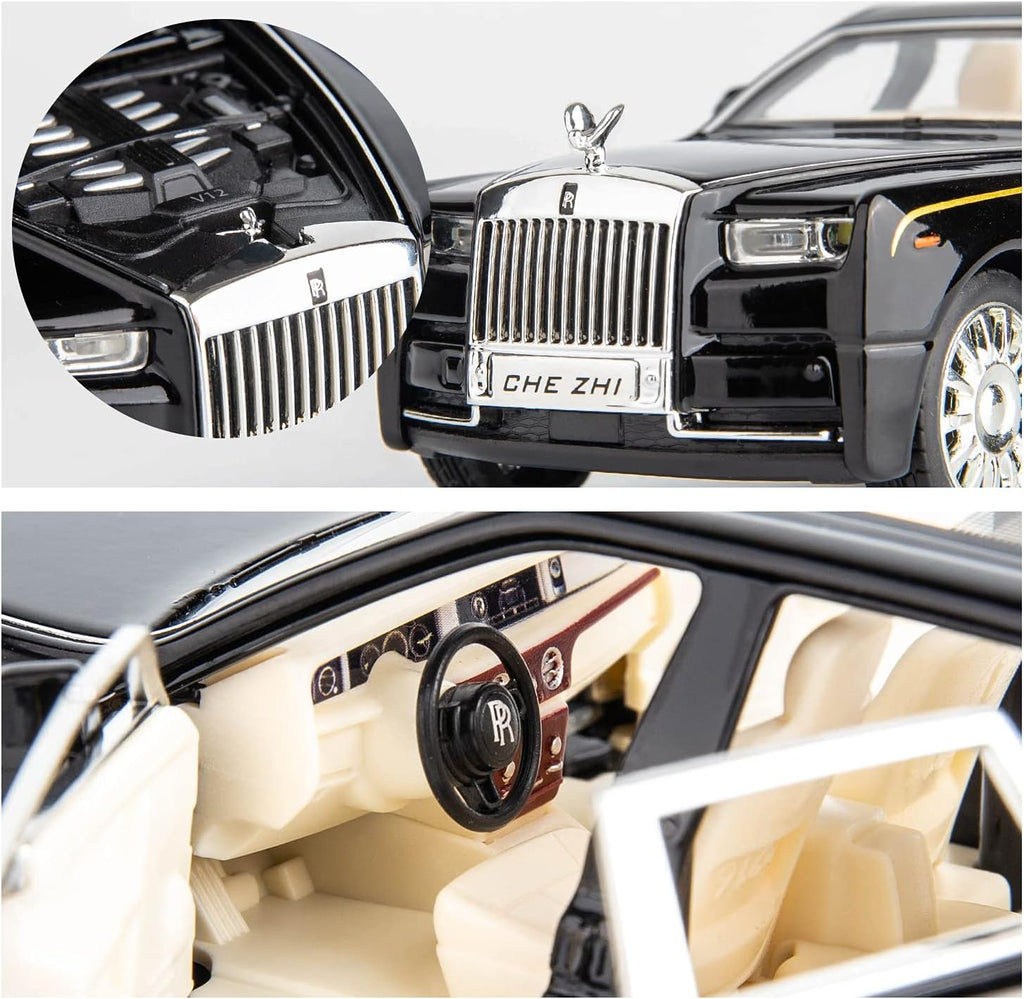 1/18 Rolls-Royce Phantom model car, titanium alloy limited edition