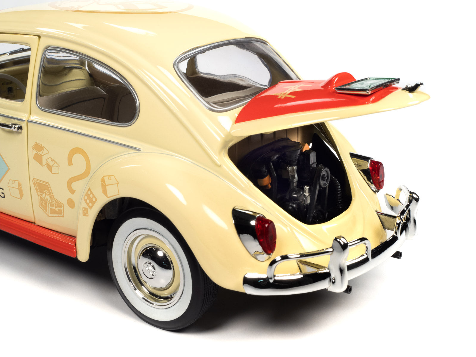 1963 Volkswagen Beetle Monopoly Free Parking 1:18 Scale