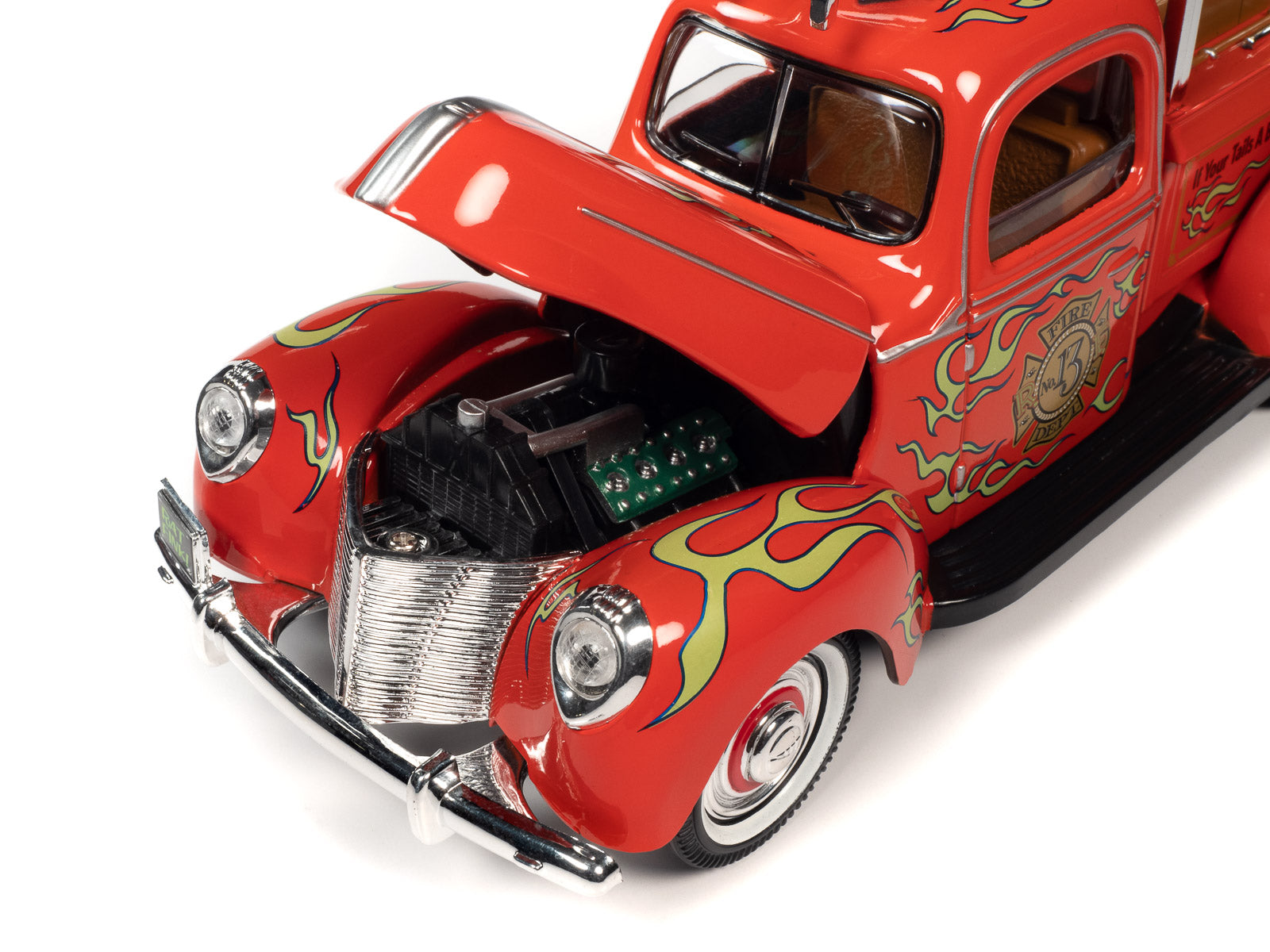 Rat Fink Fire Truck w/Resin Figure 1:18 Scale
