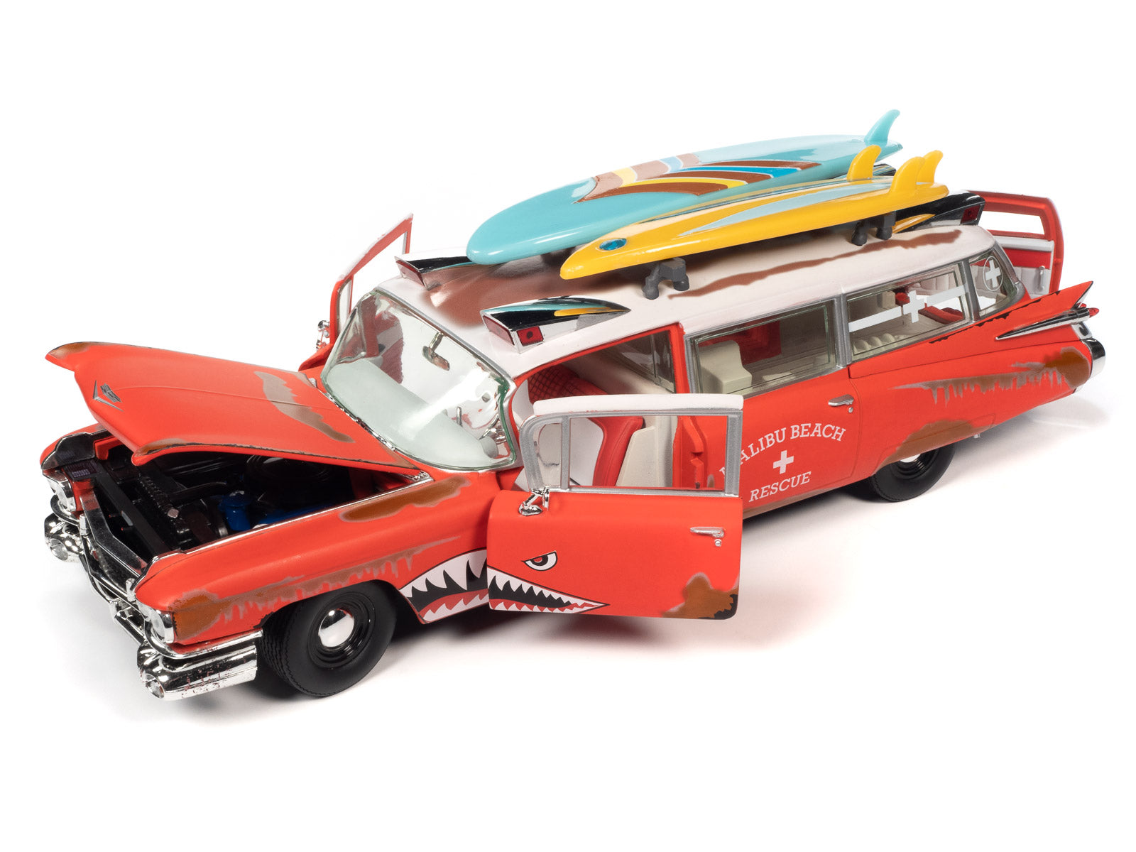 1959 Eldorado Ambulance Surf Shark 1:18 Scale