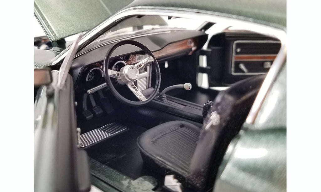 1968 Mustang GT driven in the movie Bullitt 1:18 Scale