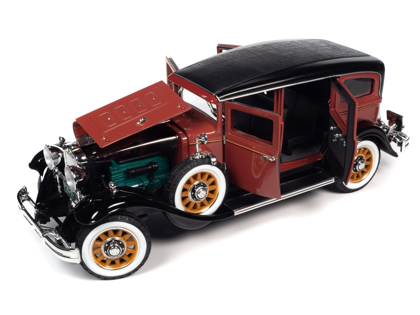 1931 Peerless Master 8 Sedan (Cinnamon Red) 1:18 Scale